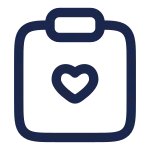 Clipboard Heart SVG Icon